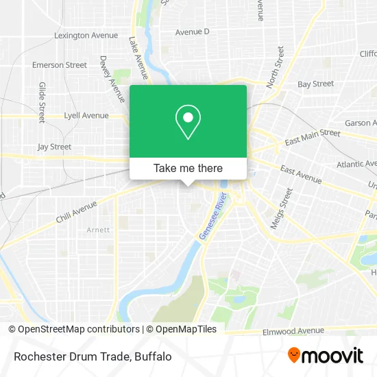 Rochester Drum Trade map