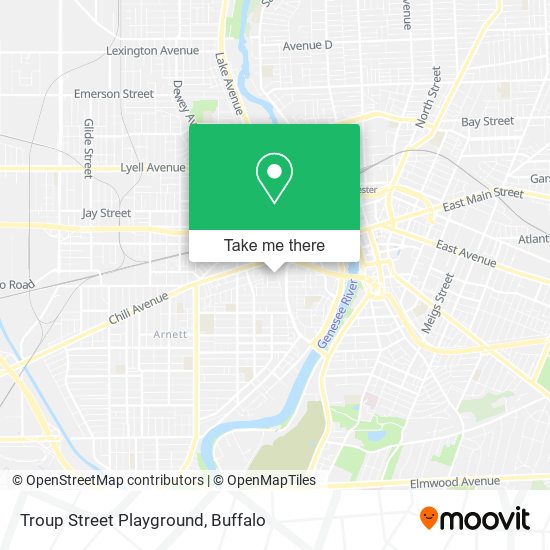 Mapa de Troup Street Playground