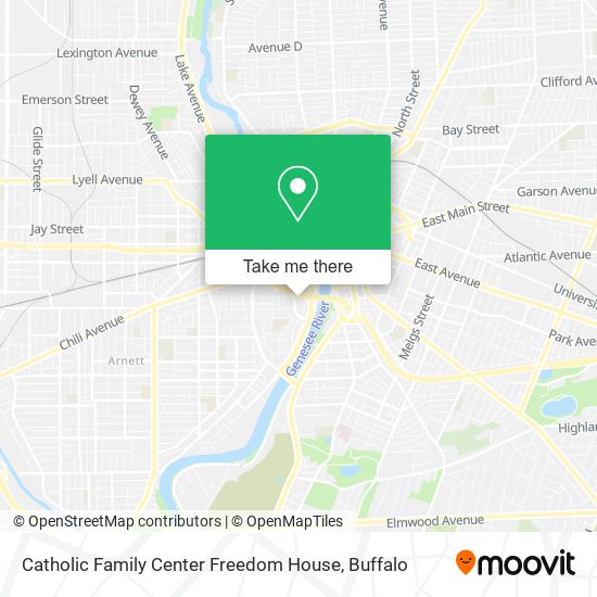 Mapa de Catholic Family Center Freedom House