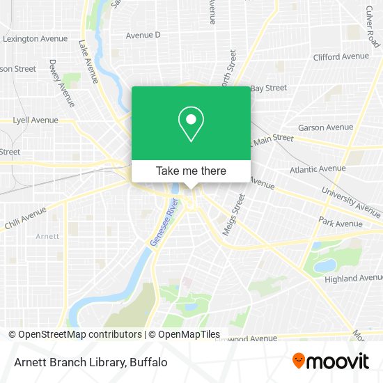 Arnett Branch Library map