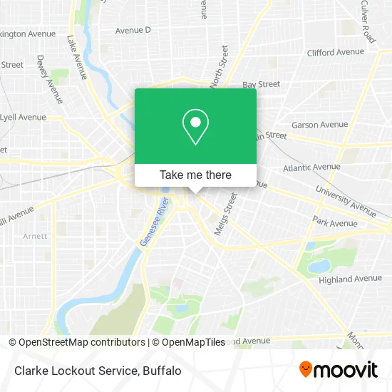 Clarke Lockout Service map