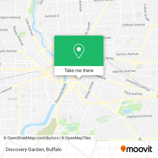 Discovery Garden map