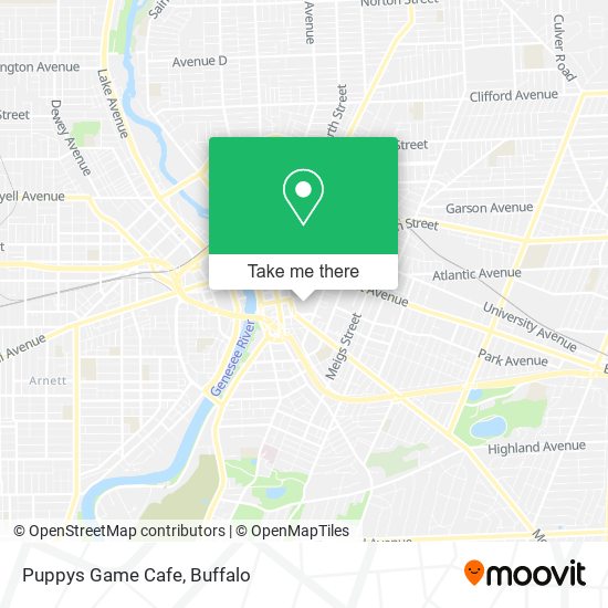 Mapa de Puppys Game Cafe
