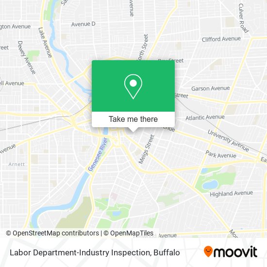 Labor Department-Industry Inspection map