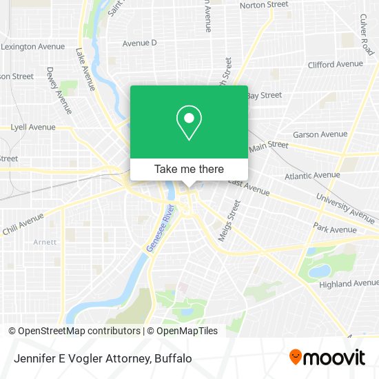 Jennifer E Vogler Attorney map