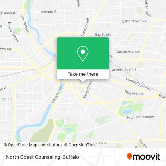 North Coast Counseling map