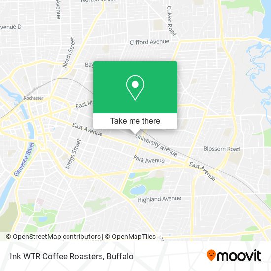 Ink WTR Coffee Roasters map
