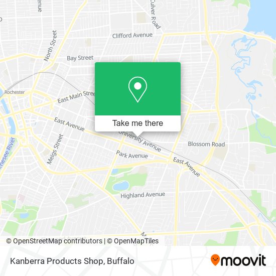Kanberra Products Shop map