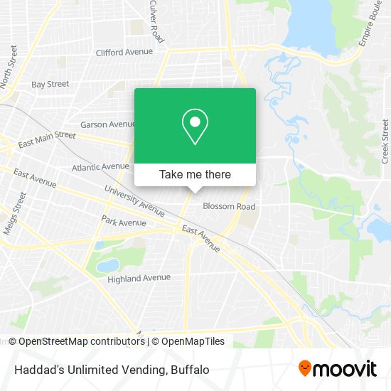 Mapa de Haddad's Unlimited Vending