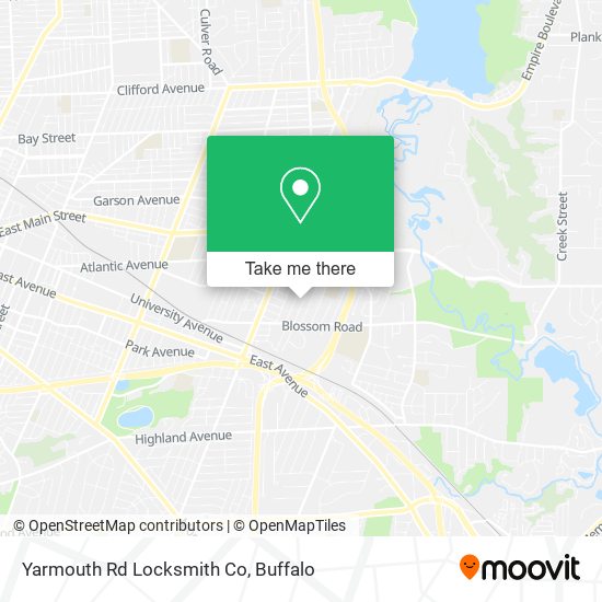 Yarmouth Rd Locksmith Co map