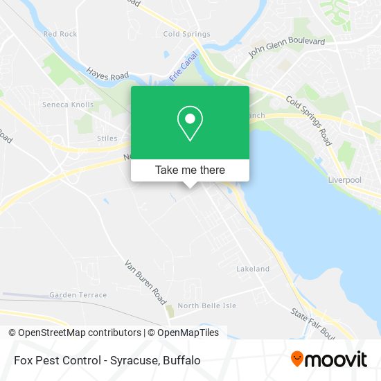 Fox Pest Control - Syracuse map