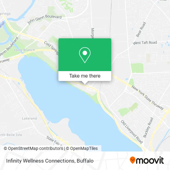Infinity Wellness Connections map