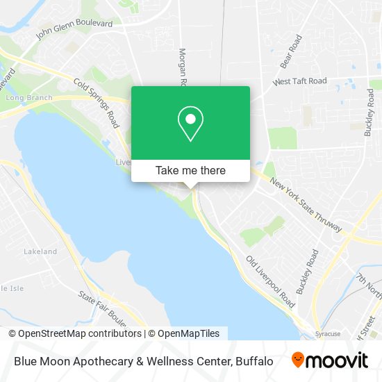 Mapa de Blue Moon Apothecary & Wellness Center