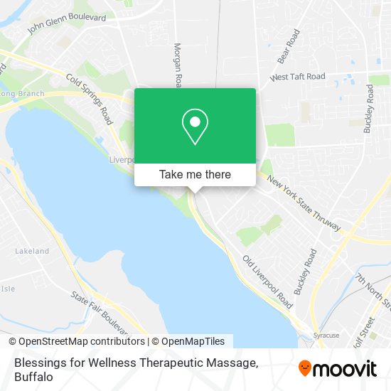 Mapa de Blessings for Wellness Therapeutic Massage