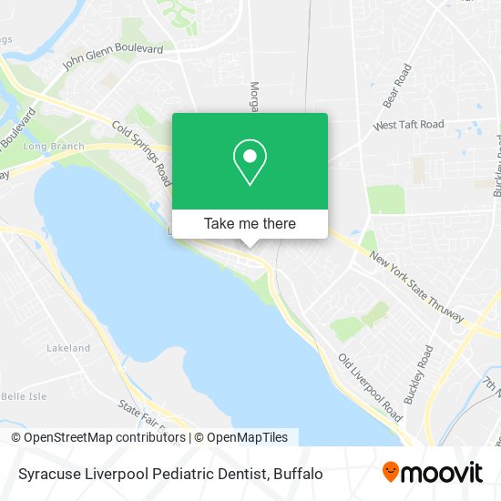 Mapa de Syracuse Liverpool Pediatric Dentist