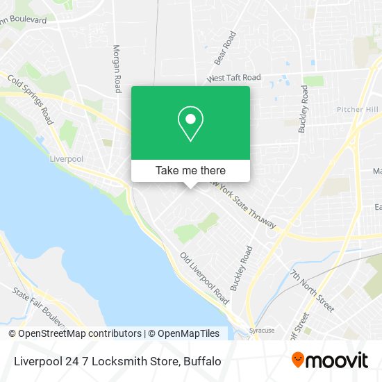 Liverpool 24 7 Locksmith Store map