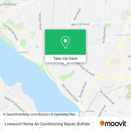 Liverpool Home Air Conditioning Repair map