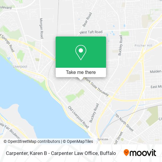Mapa de Carpenter, Karen B - Carpenter Law Office
