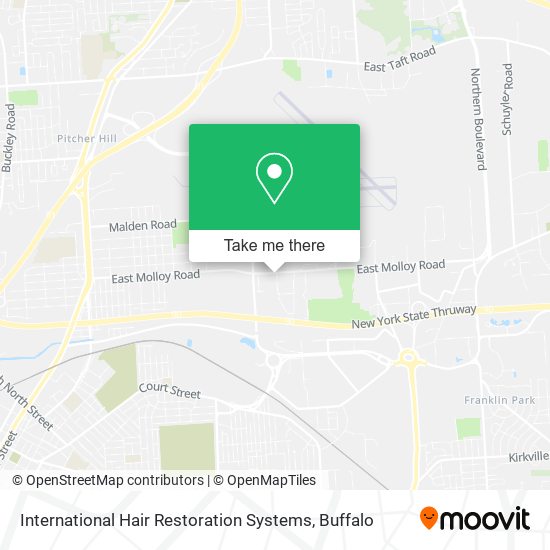Mapa de International Hair Restoration Systems