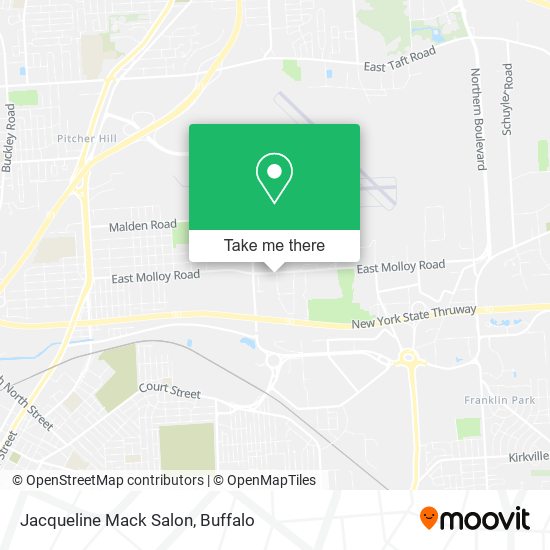 Jacqueline Mack Salon map