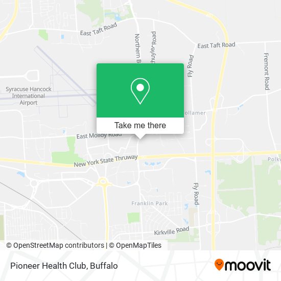 Pioneer Health Club map