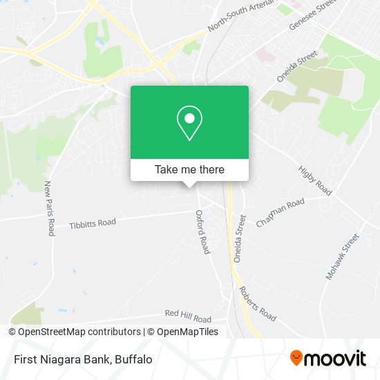 Mapa de First Niagara Bank