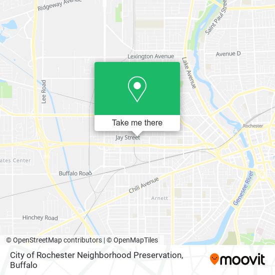 Mapa de City of Rochester Neighborhood Preservation