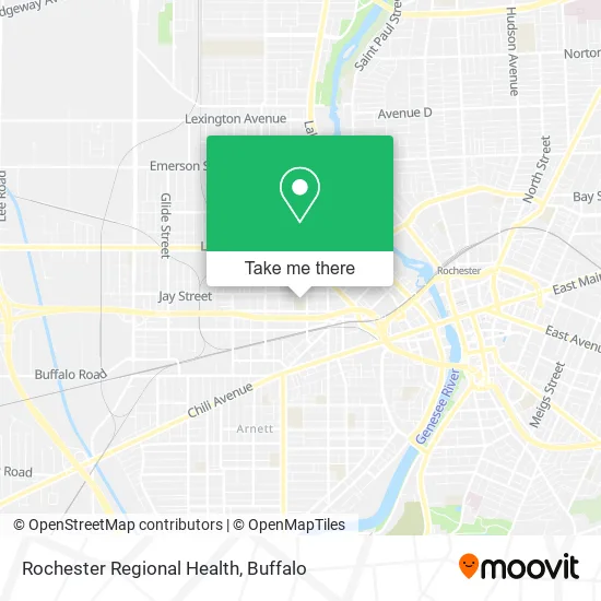 Rochester Regional Health map