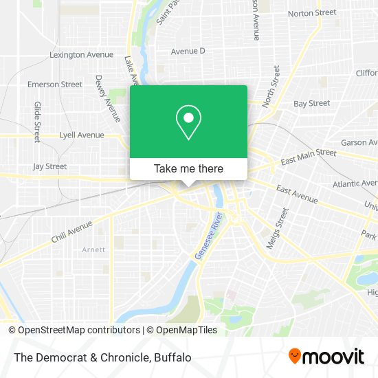 Mapa de The Democrat & Chronicle