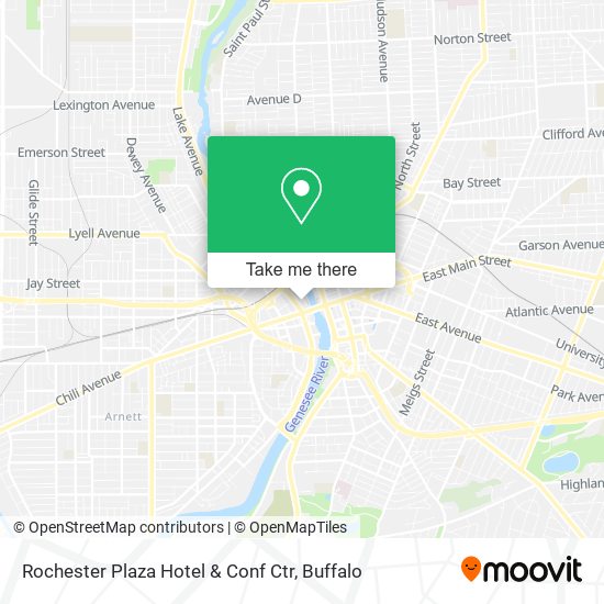 Rochester Plaza Hotel & Conf Ctr map