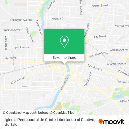 Mapa de Iglesia Pentecostal de Cristo Libertando al Cautivo