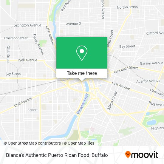 Bianca's Authentic Puerto Rican Food map