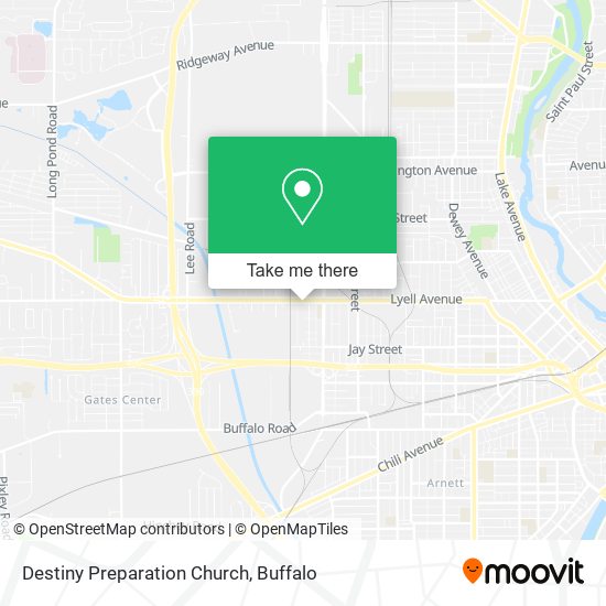 Destiny Preparation Church map