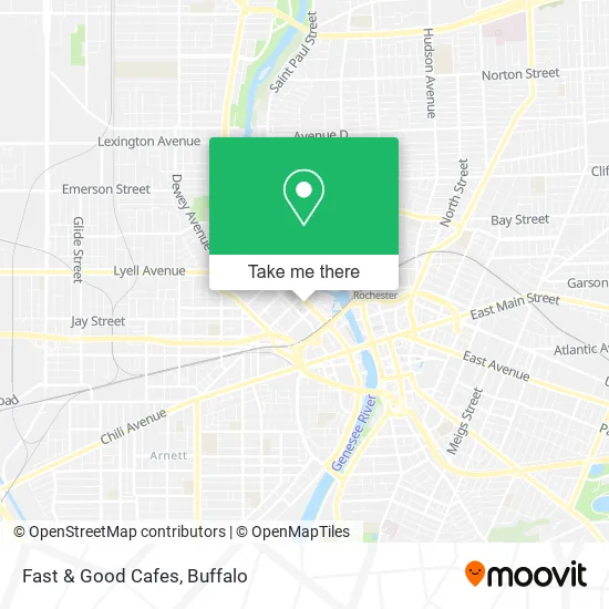 Fast & Good Cafes map
