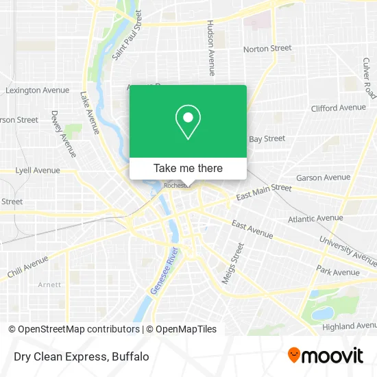Dry Clean Express map