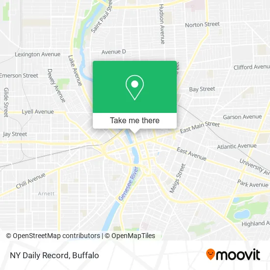 NY Daily Record map