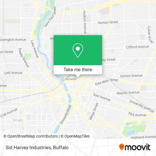Mapa de Sid Harvey Industries