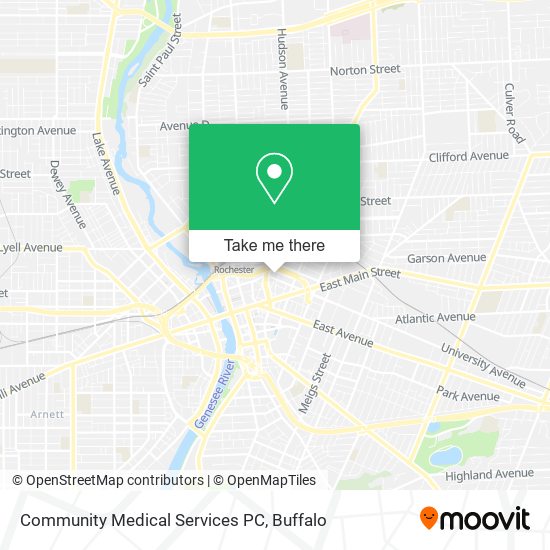 Community Medical Services PC map