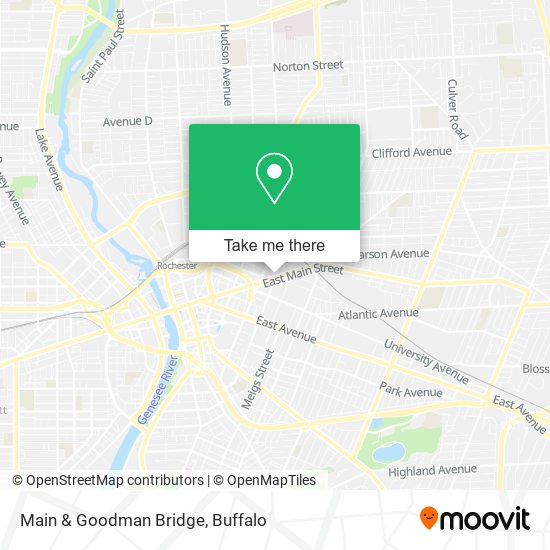 Mapa de Main & Goodman Bridge