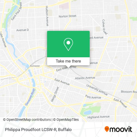 Mapa de Philippa Proudfoot LCSW-R