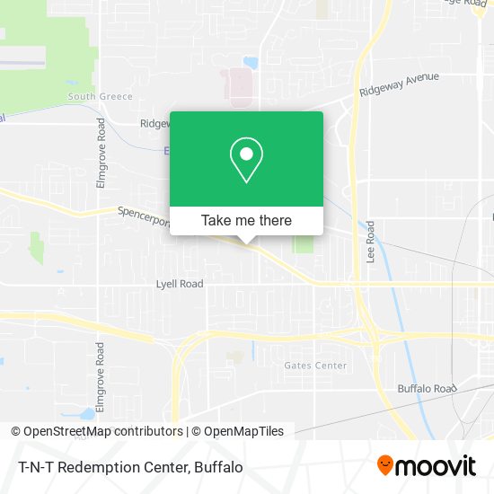 T-N-T Redemption Center map