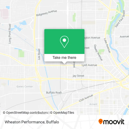 Wheaton Performance map