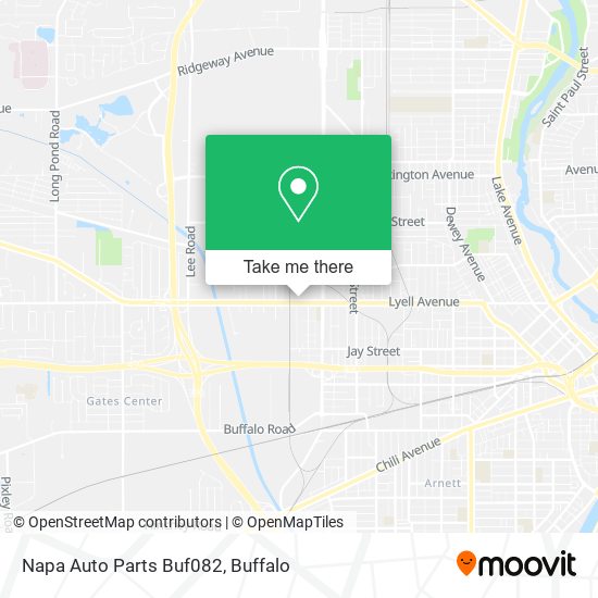 Napa Auto Parts Buf082 map