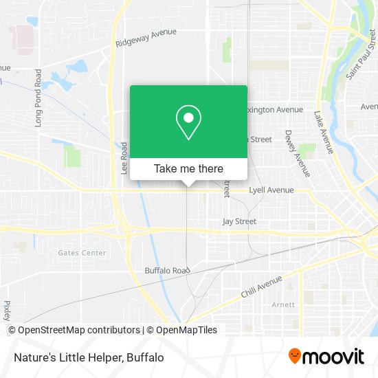 Nature's Little Helper map