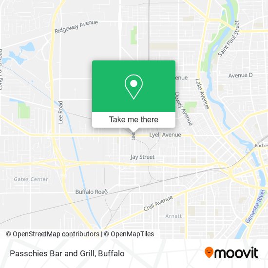Passchies Bar and Grill map