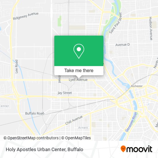 Holy Apostles Urban Center map