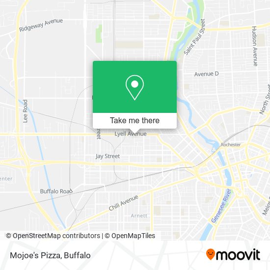 Mapa de Mojoe's Pizza