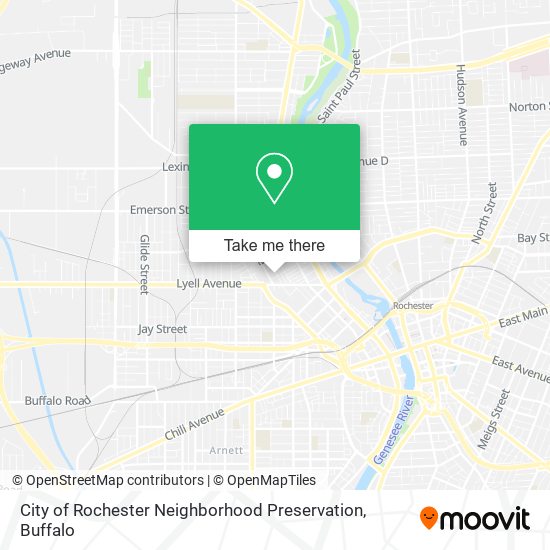 Mapa de City of Rochester Neighborhood Preservation