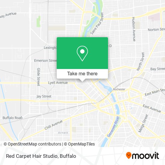 Red Carpet Hair Studio map