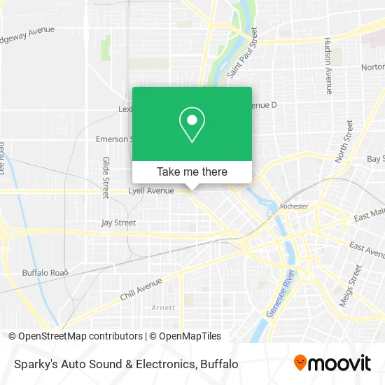 Sparky's Auto Sound & Electronics map